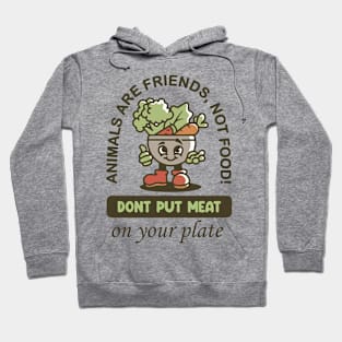 Animals Are Friends Vegetarian Shirt Hoodie